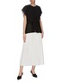 Figure View - Click To Enlarge - THE ROW - 'Wiola' pleat layer sheer smock top