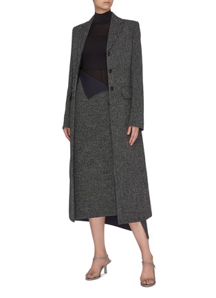 Figure View - Click To Enlarge - THE ROW - 'Sua' notched lapel virgin wool blend coat