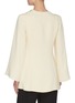Back View - Click To Enlarge - THE ROW - 'Polina' gathered panel silk crepe top