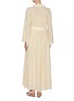 Back View - Click To Enlarge - THE ROW - 'Smith' gathered panel silk crepe dress