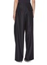 Back View - Click To Enlarge - THE ROW - 'Brona' belted virgin wool crepe wide leg pants