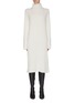 Main View - Click To Enlarge - THE ROW - 'Moa' high neck wool-cashmere rib knit dress