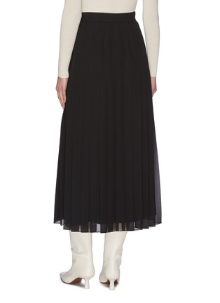 Back View - Click To Enlarge - THE ROW - 'Magda' pleated georgette midi skirt