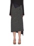 Main View - Click To Enlarge - THE ROW - 'Verna' asymmetric foldover button front midi skirt