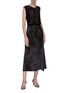 Figure View - Click To Enlarge - THE ROW - Handkerchief fold hammered dress