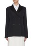 Main View - Click To Enlarge - THE ROW - 'Zori' peaked lapel double breasted wool-silk blazer