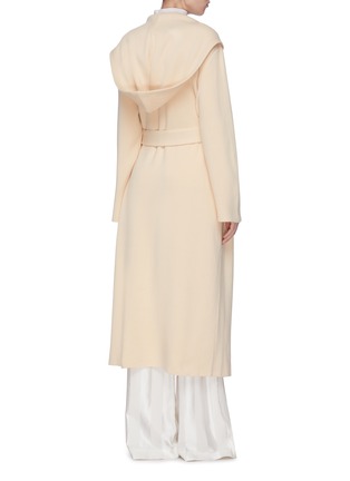 Back View - Click To Enlarge - THE ROW - 'Eliona' felted wool-cashmere long wrap coat