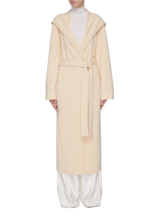 Main View - Click To Enlarge - THE ROW - 'Eliona' felted wool-cashmere long wrap coat