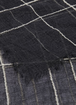 Detail View - Click To Enlarge - JOVENS - Top stitch loop yarn shawl