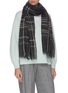 Figure View - Click To Enlarge - JOVENS - Top stitch loop yarn shawl