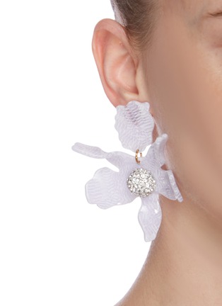 Figure View - Click To Enlarge - LELE SADOUGHI - 'Crystal' lily earrings