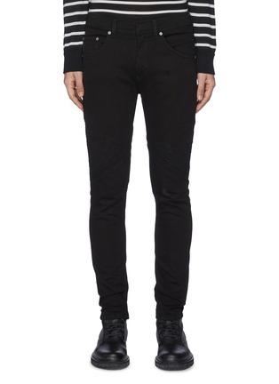 Main View - Click To Enlarge - NEIL BARRETT - Skinny fit unwashed biker jeans