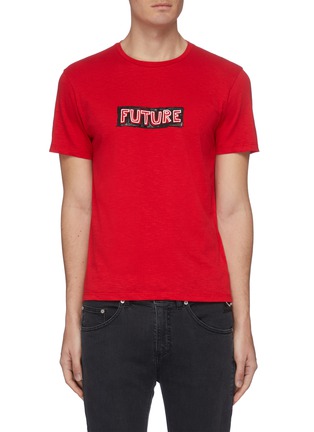 Main View - Click To Enlarge - NEIL BARRETT - 'Future Legend' slogan print T-shirt