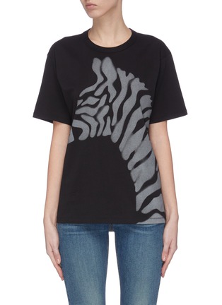 Main View - Click To Enlarge - RAG & BONE - Zebra print T-shirt