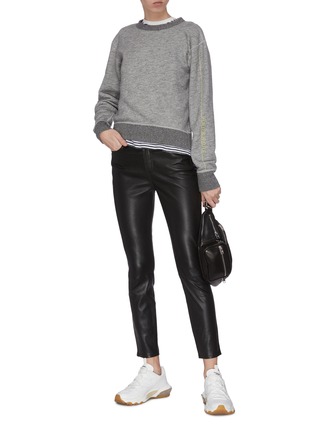 Figure View - Click To Enlarge - RAG & BONE - 'Nina' leather skinny pants
