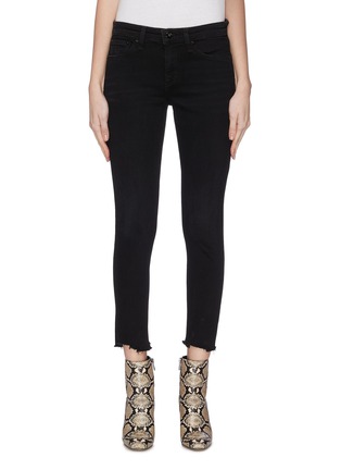 Main View - Click To Enlarge - RAG & BONE - 'Cate' raw edge ankle skinny jeans