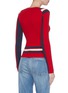Back View - Click To Enlarge - RAG & BONE - 'Julee' colourblock fitted knit top