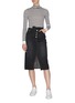 Figure View - Click To Enlarge - CURRENT/ELLIOTT - 'The Cecilia' Denim Midi Skirt