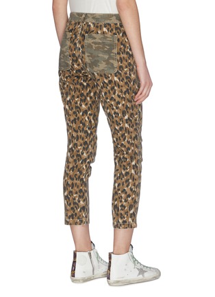 Back View - Click To Enlarge - CURRENT/ELLIOTT - The Clean Weslan' Leopard Print Pants