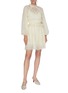 Figure View - Click To Enlarge - ZIMMERMANN - 'Sabotage' lace-embroidered ruffled mini dress