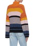Back View - Click To Enlarge - CURRENT/ELLIOTT - 'The Soleil' panelled stripe sweater