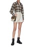 Figure View - Click To Enlarge - CURRENT/ELLIOTT - 'The Agatha' panelled mini skirt