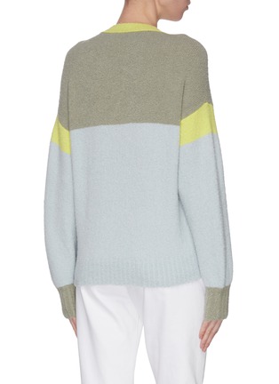 Back View - Click To Enlarge - RAG & BONE - 'Lilou' colourblock pullover