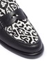 Detail View - Click To Enlarge - ALUMNAE - Leopard print panel leather ankle boots