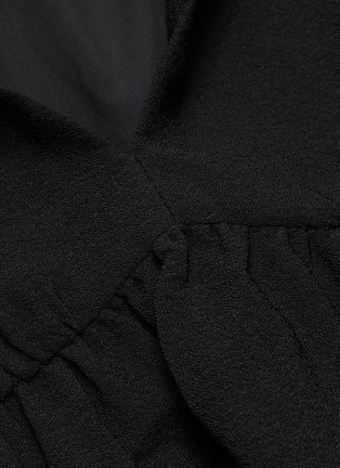 Detail View - Click To Enlarge - C/MEO COLLECTIVE - 'Chapter One' ruffled necktie dress