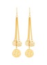 Main View - Click To Enlarge - KENNETH JAY LANE - Coin chain drop earrings
