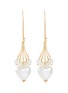 Main View - Click To Enlarge - KENNETH JAY LANE - Faux pearl heart shaped drop earrings