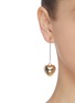 Figure View - Click To Enlarge - KENNETH JAY LANE - Heart shaped drop earrings