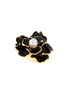 Detail View - Click To Enlarge - KENNETH JAY LANE - Enamel flower glass pearl brooch