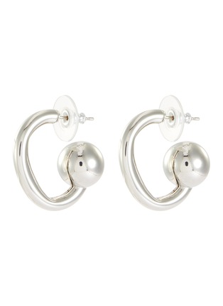 Main View - Click To Enlarge - KENNETH JAY LANE - Ball end hoop earrings