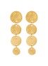 Main View - Click To Enlarge - KENNETH JAY LANE - Coin link drop earrings