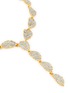 Detail View - Click To Enlarge - KENNETH JAY LANE - Leaf-shaped crystal necklace