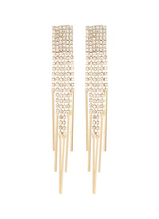 Main View - Click To Enlarge - KENNETH JAY LANE - Glass crystal 6-strand waterfall drop earrings