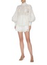 Figure View - Click To Enlarge - ZIMMERMANN - 'Super Eight' lace embroidered shorts