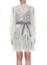 Main View - Click To Enlarge - ZIMMERMANN - 'Super Eight' butterfly lace mini dress