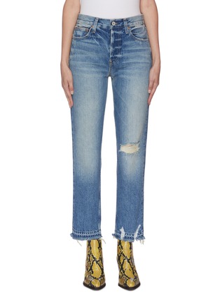 Main View - Click To Enlarge - TRAVE - 'Constance' distressed heavy wash jeans