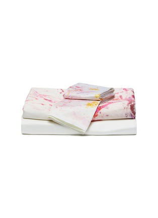 Main View - Click To Enlarge - LANE CRAWFORD - Sakura Print Queen Size Duvet Set – Pink