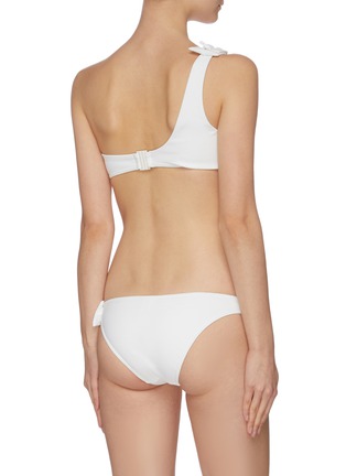 Back View - Click To Enlarge - ZIMMERMANN - 'Peggy' one shoulder bow bikini