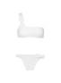 Main View - Click To Enlarge - ZIMMERMANN - 'Peggy' one shoulder bow bikini