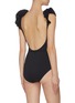 Back View - Click To Enlarge - ZIMMERMANN - 'Bonita' frill shoulder swimsuit