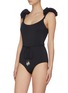 Figure View - Click To Enlarge - ZIMMERMANN - 'Bonita' frill shoulder swimsuit
