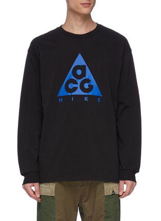 Main View - Click To Enlarge - NIKELAB - 'ACG' logo print sweatshirt
