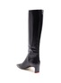  - AEYDE - 'Sidney' thin block heel calfskin leather knee high boots