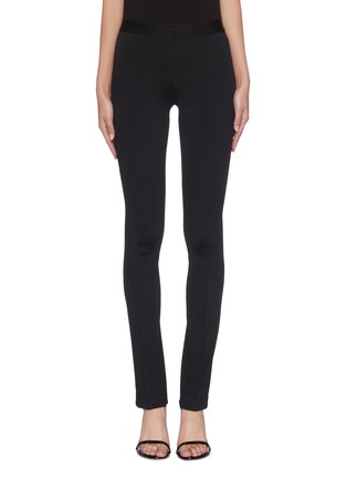 Main View - Click To Enlarge - HELMUT LANG - Elastic waistband flared leggings