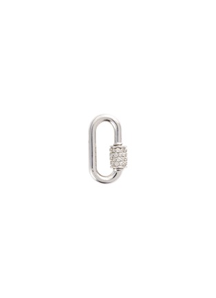 Main View - Click To Enlarge - MARLA AARON - Diamond platinum baguette baby lock