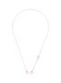 Main View - Click To Enlarge - MARLA AARON - 3 loop 14k rose gold square link chain